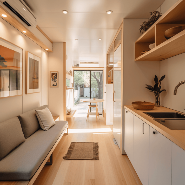 Inside Kitchen Small Home Downsizers